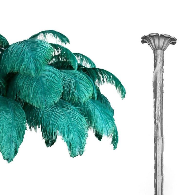 Ostrich Feather Chandelier