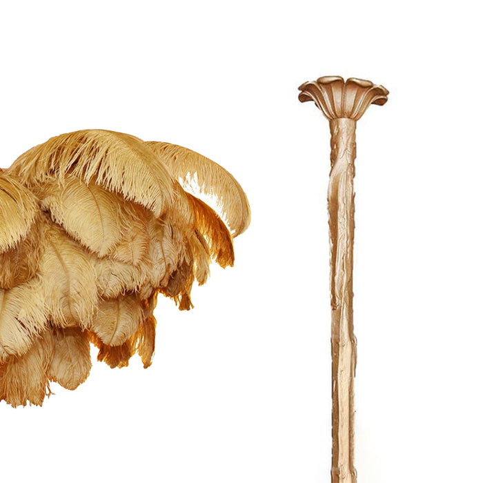 Ostrich Feather Chandelier
