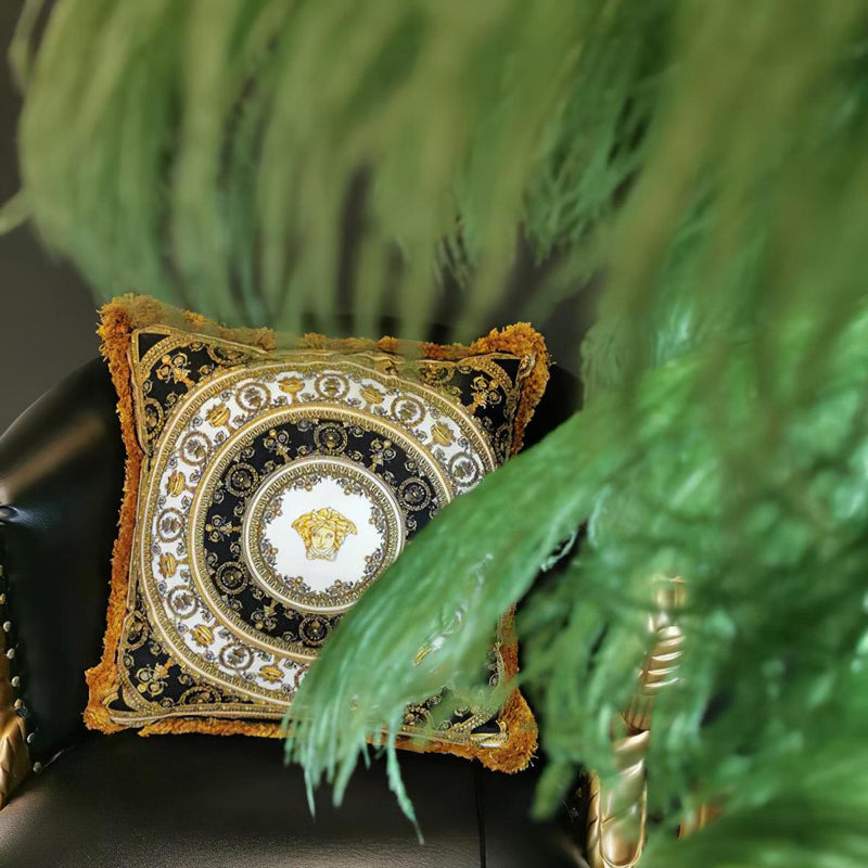 Ostrich Feather Table Lamp 29.5″