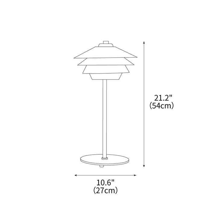 Overlay Table Lamp 10.6"