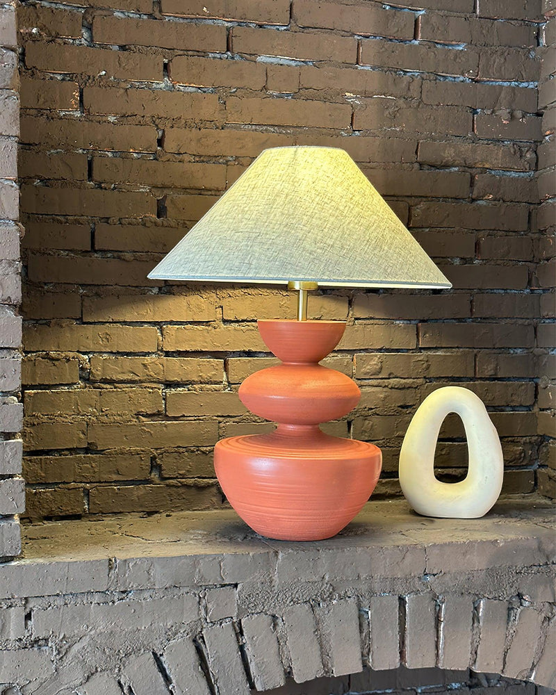 Painted Table Lamp