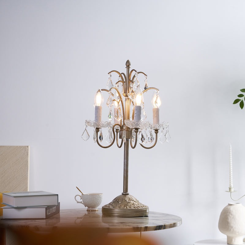 Palais Crystal Table Lamp 15.7"