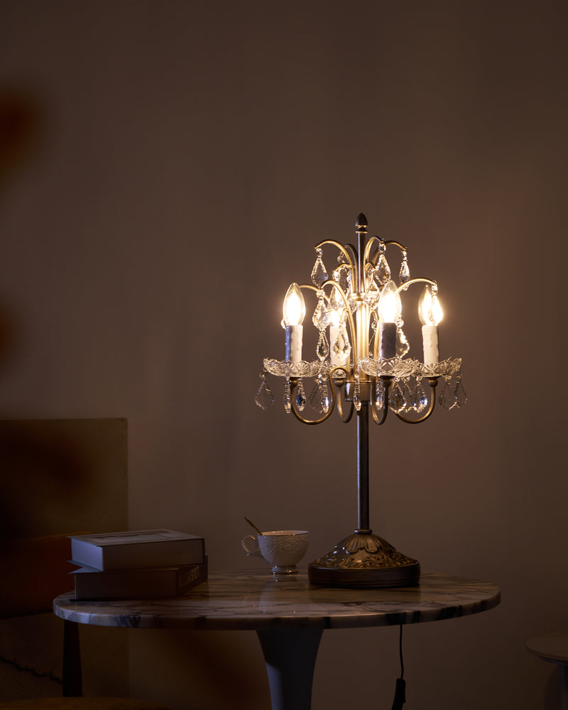 Palais Crystal Table Lamp 15.7"