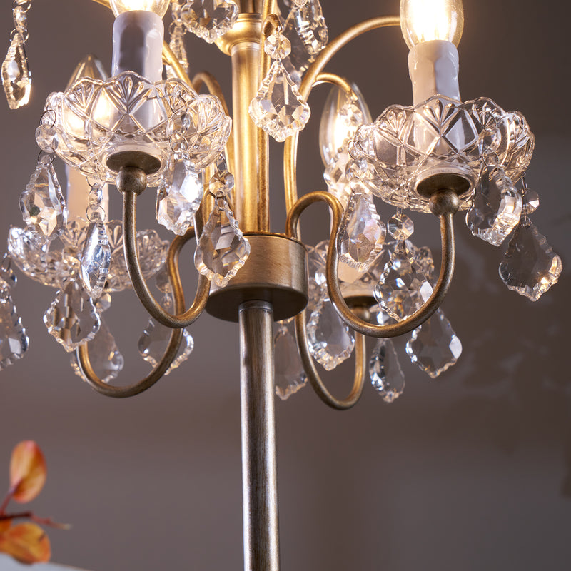 Palais Crystal Table Lamp 15.7"