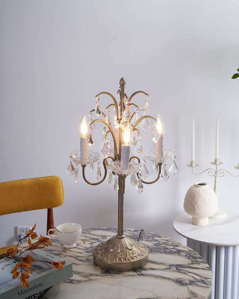 Palais Crystal Table Lamp 15.7"