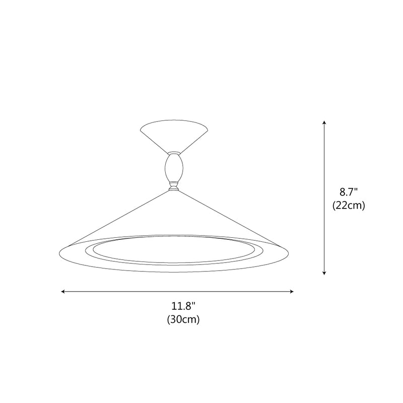 Palefire Ceiling Light