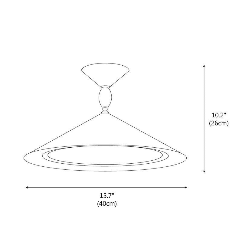 Palefire Ceiling Light