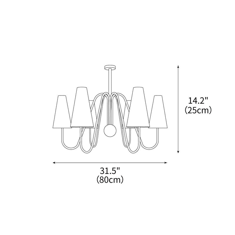 Palmer Chandelier 31.5″