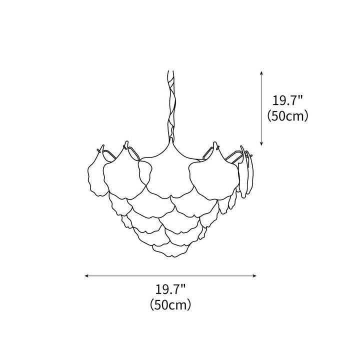 Peacock Medium Chandelier – detail 3