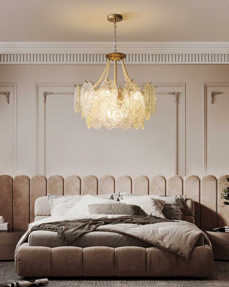 Pearls Glass Chandelier