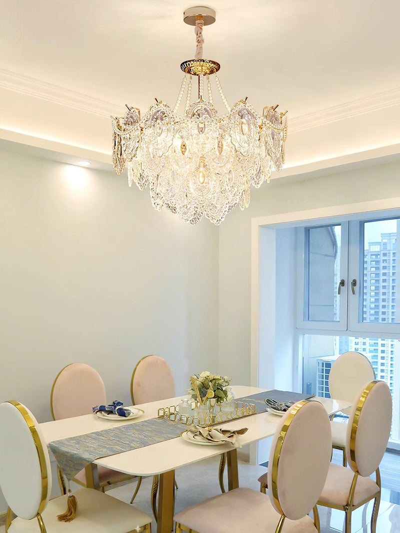 Pearls Glass Chandelier