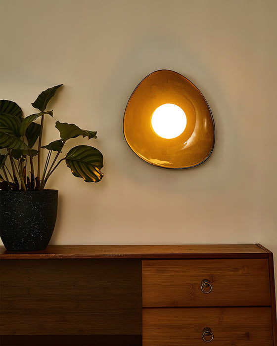 Pebble Disc Wall Light 11.8"