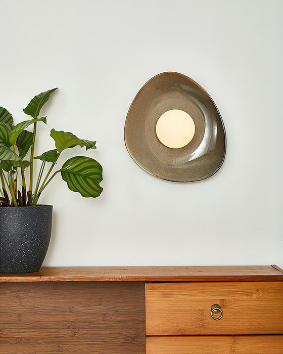 Pebble Disc Wall Light 11.8"