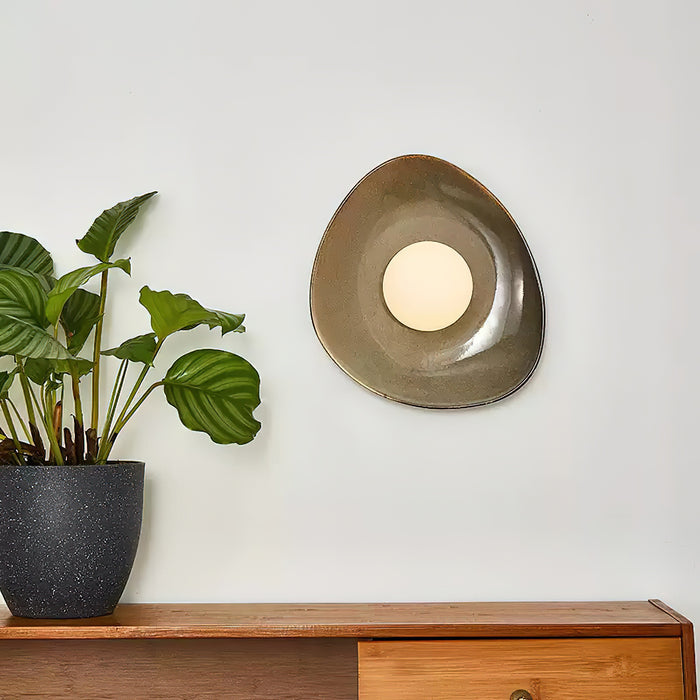 Pebble Disc Wall Light 11.8"