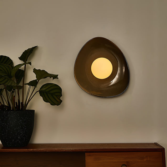 Pebble Disc Wall Light 11.8"