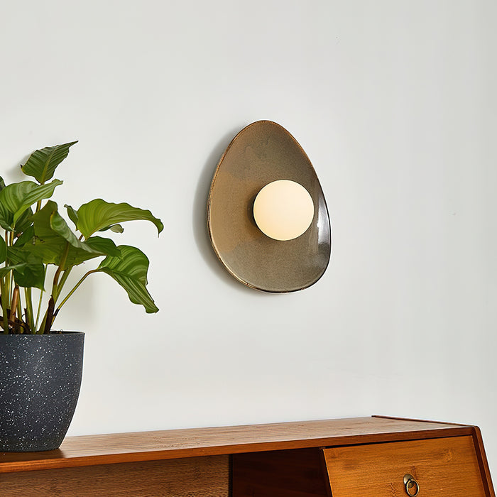 Pebble Disc Wall Light 11.8"