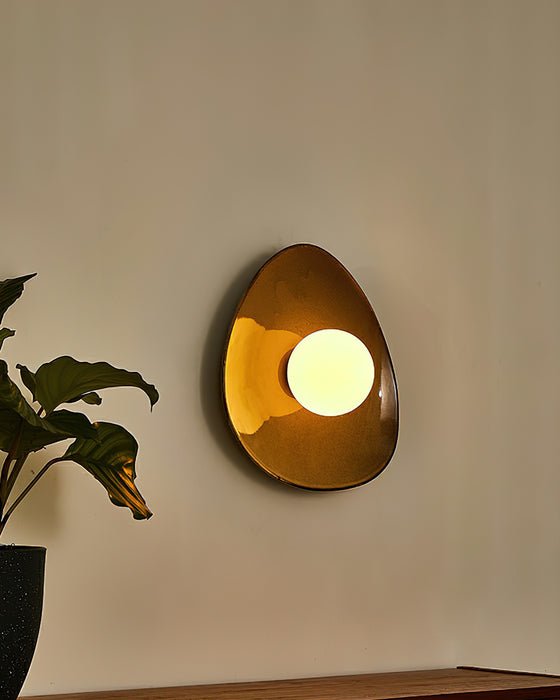 Pebble Disc Wall Light 11.8"