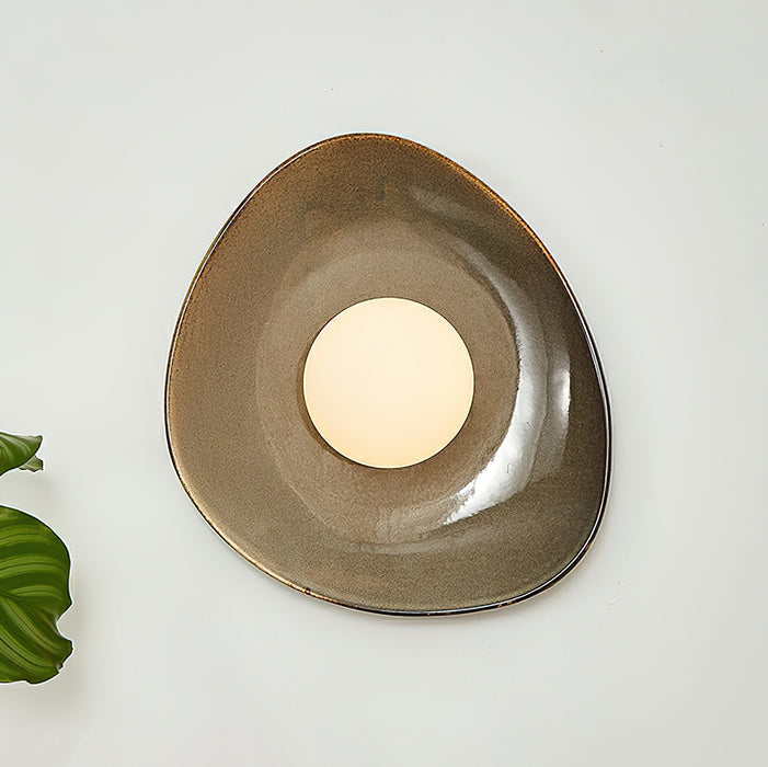 Pebble Disc Wall Light 11.8"