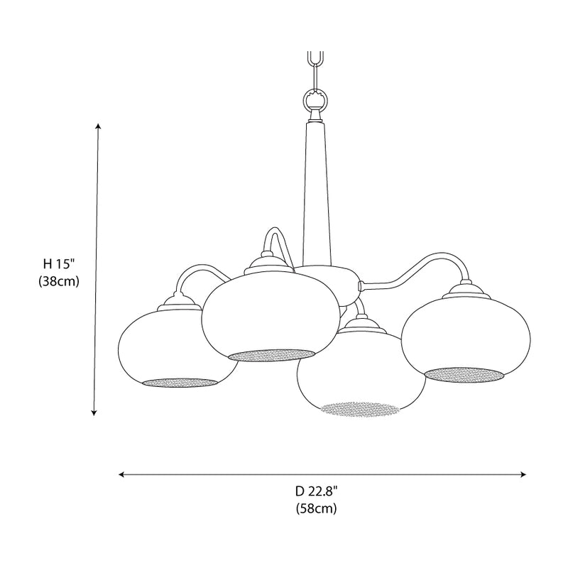 Persimmon Chandelier