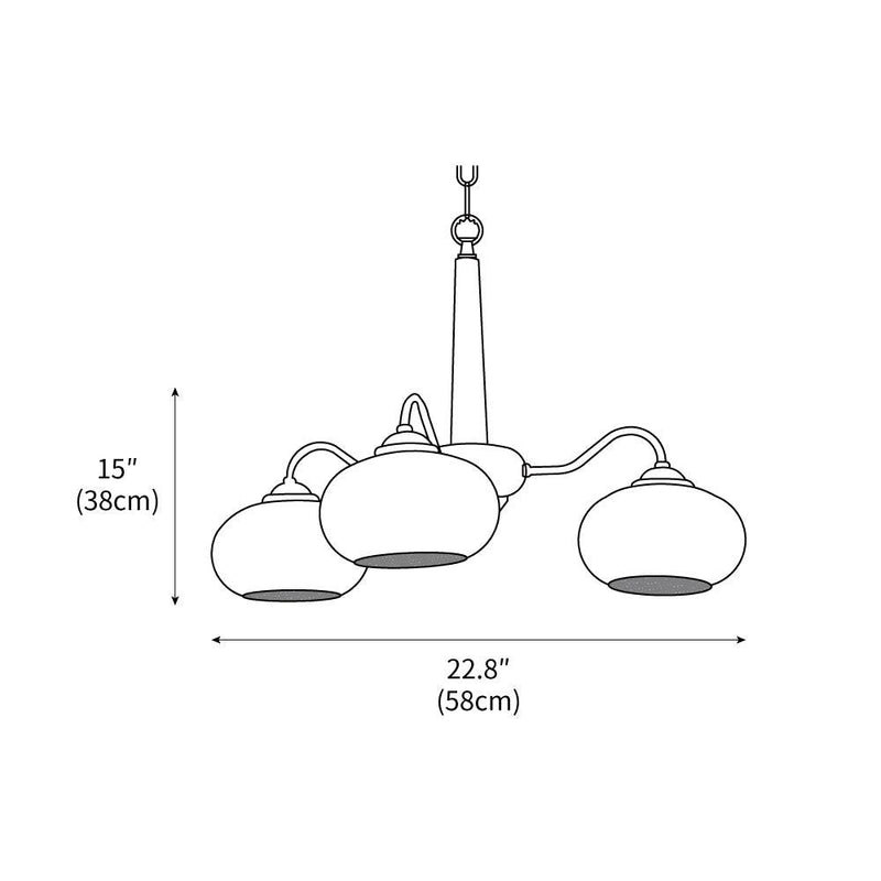 Persimmon Chandelier