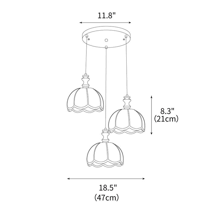 Petal Charm Pendant Light