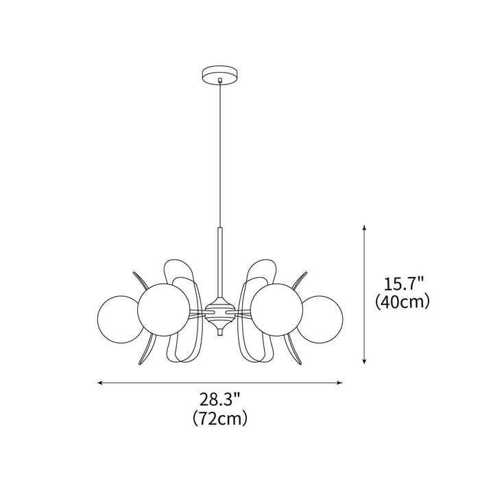 Phosphorescent Chandelier