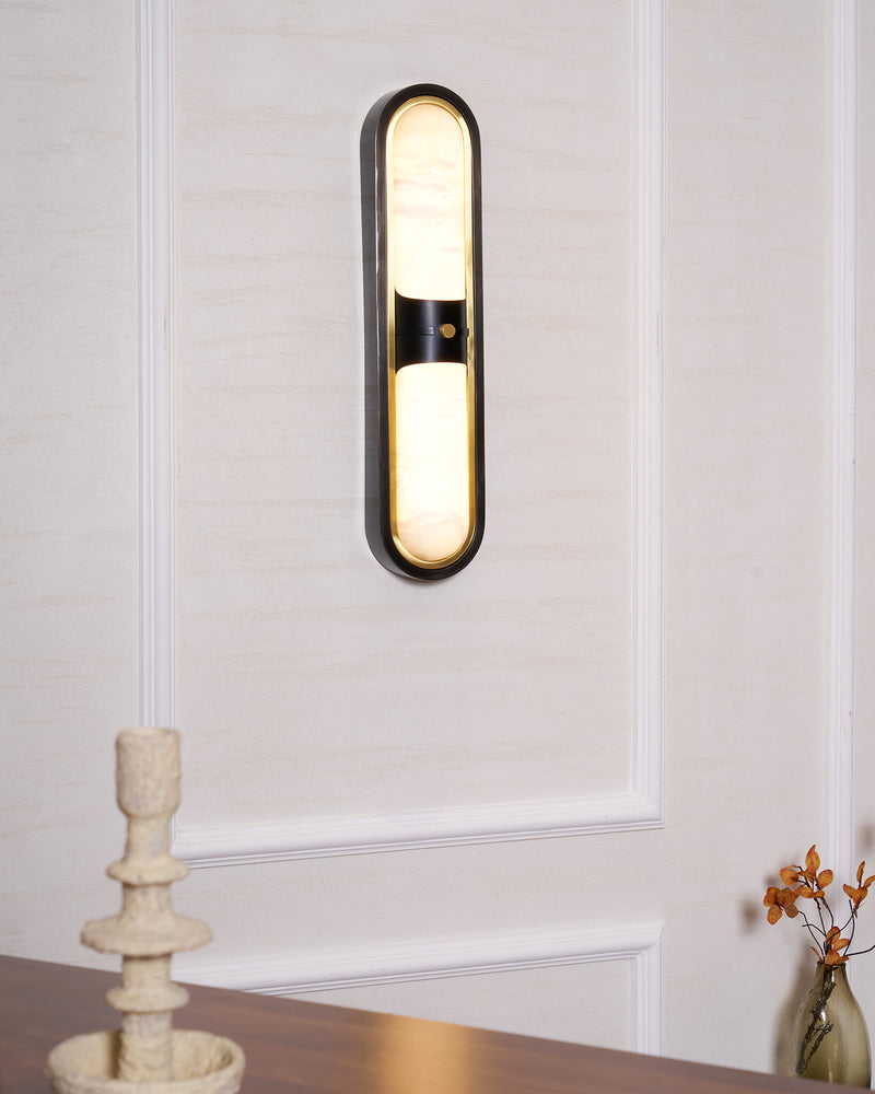 Pill Alabaster Wall Light