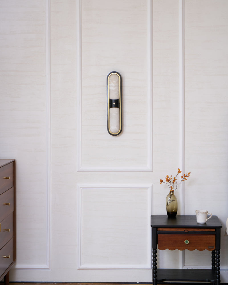 Pill Alabaster Wall Light