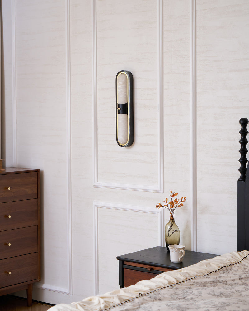 Pill Alabaster Wall Light