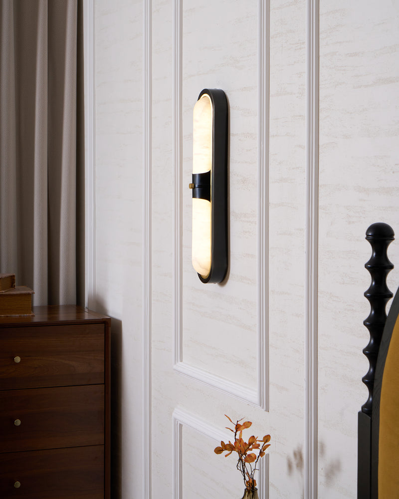 Pill Alabaster Wall Light