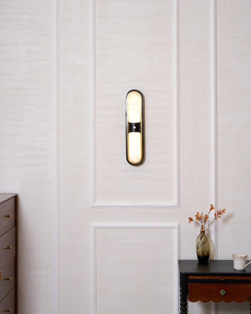 Pill Alabaster Wall Light