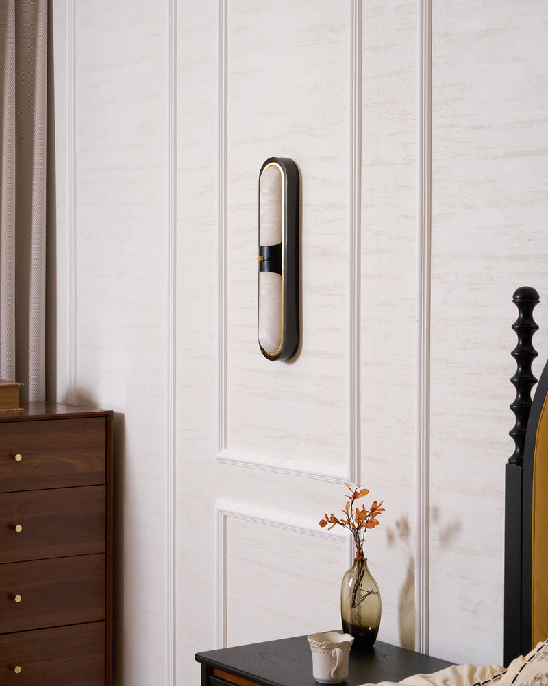 Pill Alabaster Wall Light
