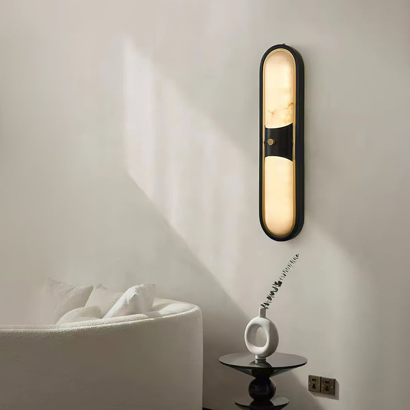 Pill Alabaster Wall Light