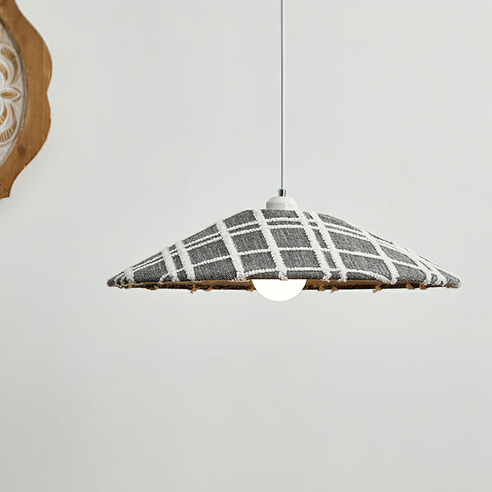 Plaid Pendant Light 19.7"