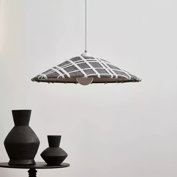 Plaid Pendant Light 19.7"