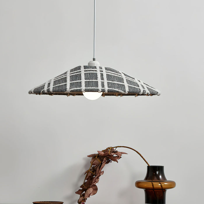 Plaid Pendant Light 19.7"