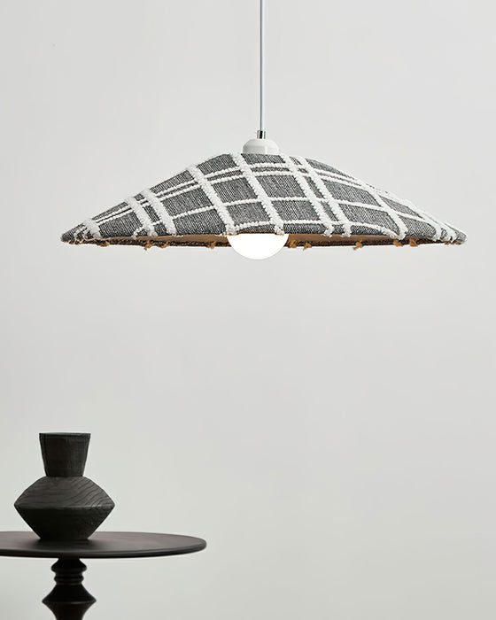 Plaid Pendant Light 19.7"