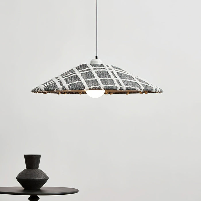 Plaid Pendant Light 19.7"