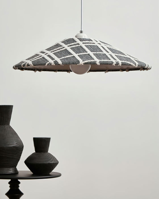 Plaid Pendant Light 19.7"