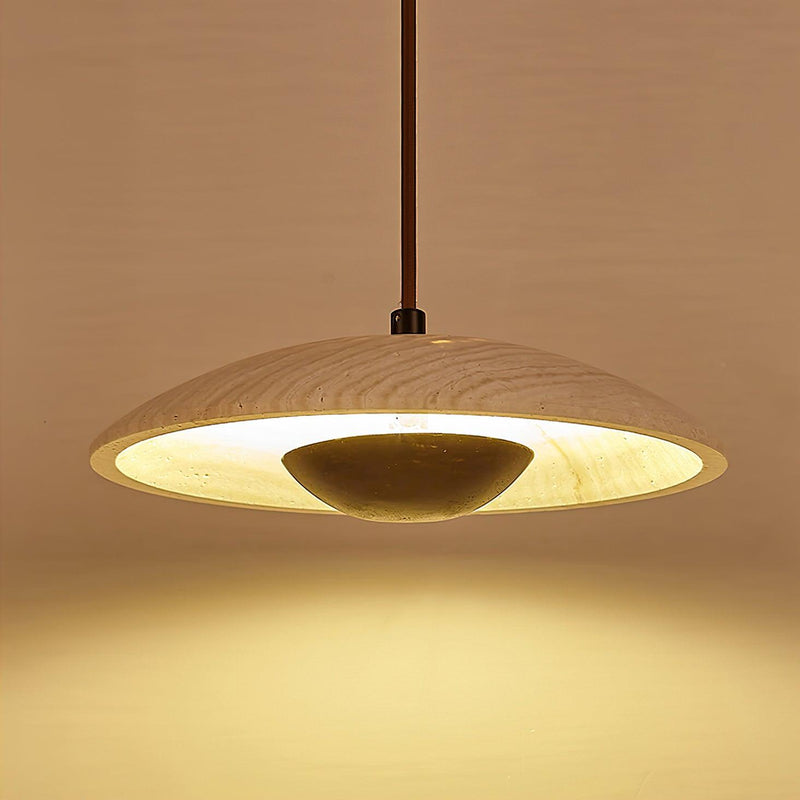Plate Pendant Lamp 9.8"