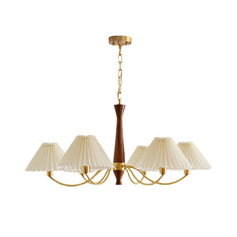 Pleated Chandelier