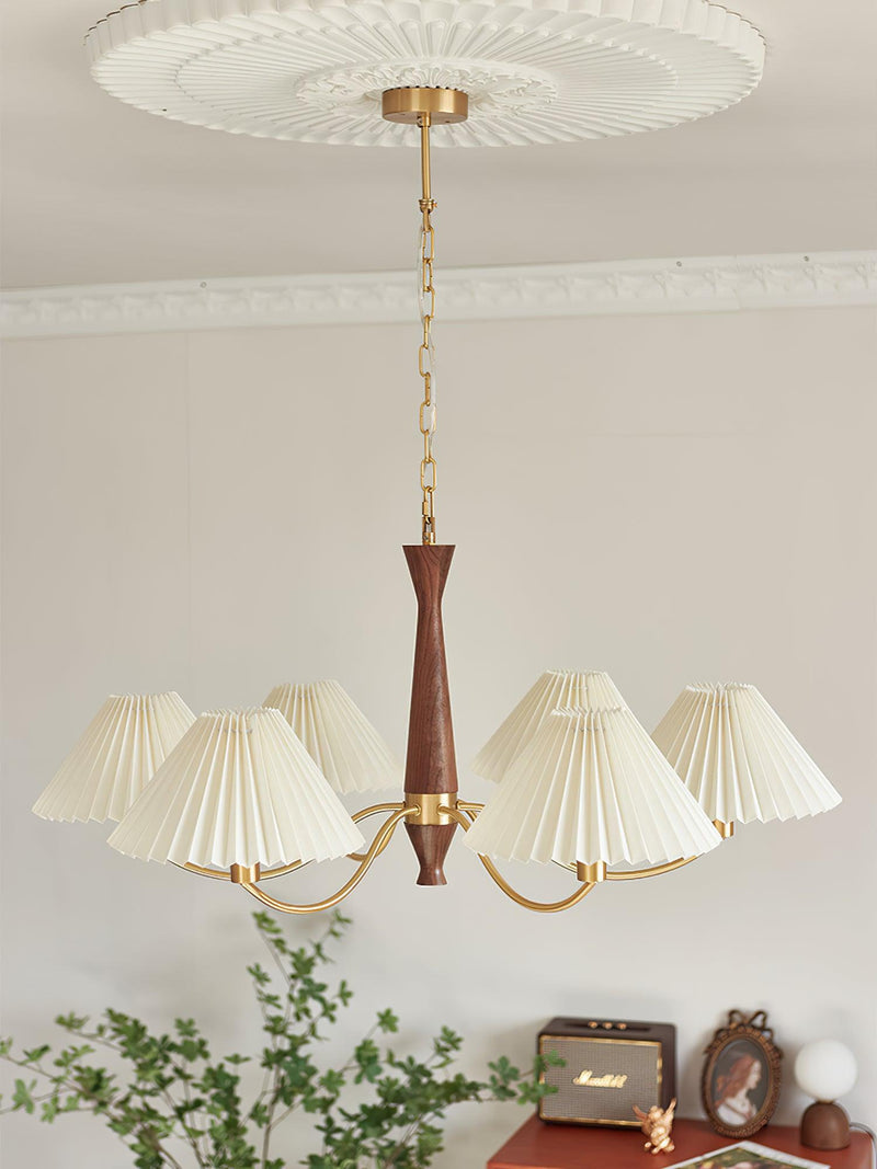 Pleated Chandelier