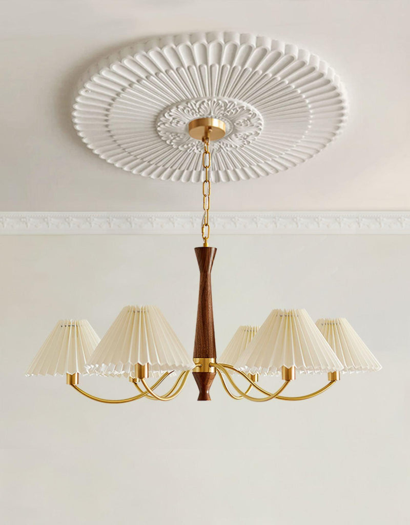 Pleated Chandelier