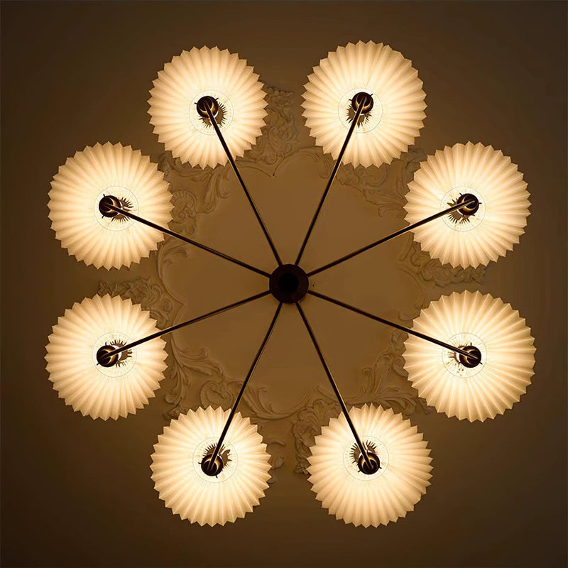 Pleated Chandelier