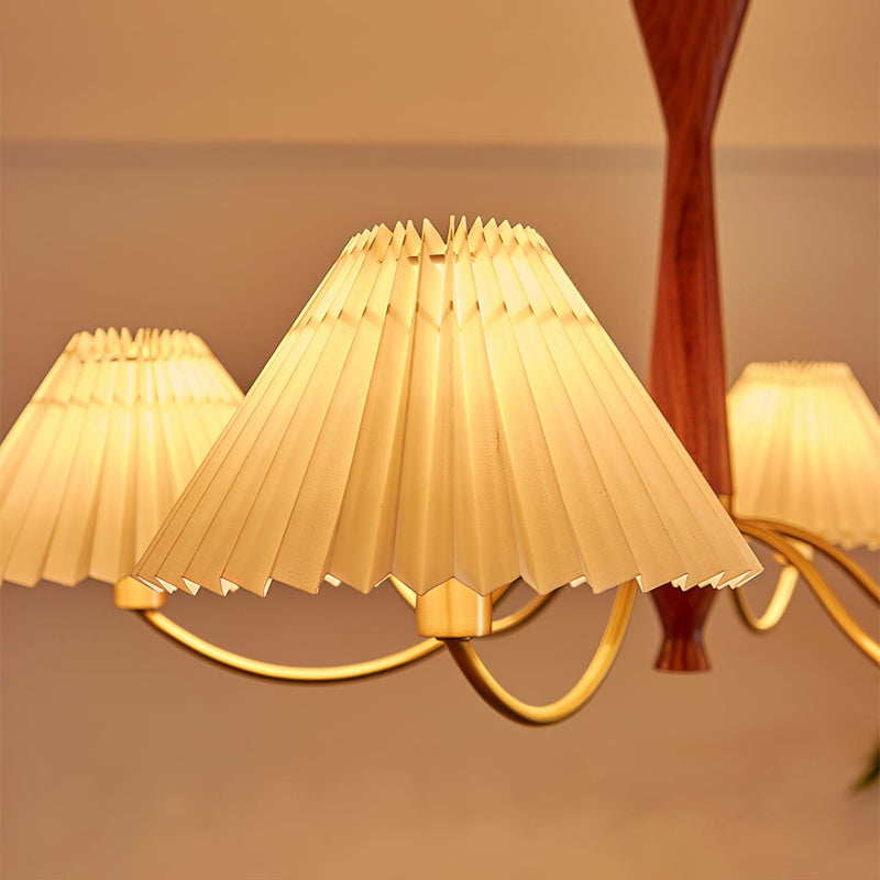 Pleated Chandelier