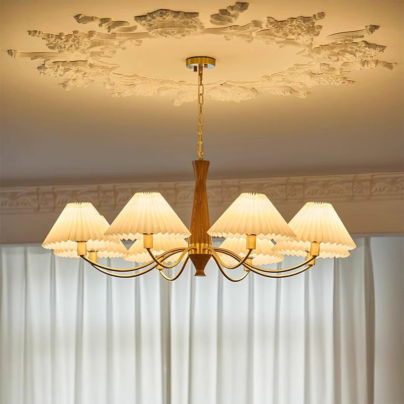Pleated Chandelier