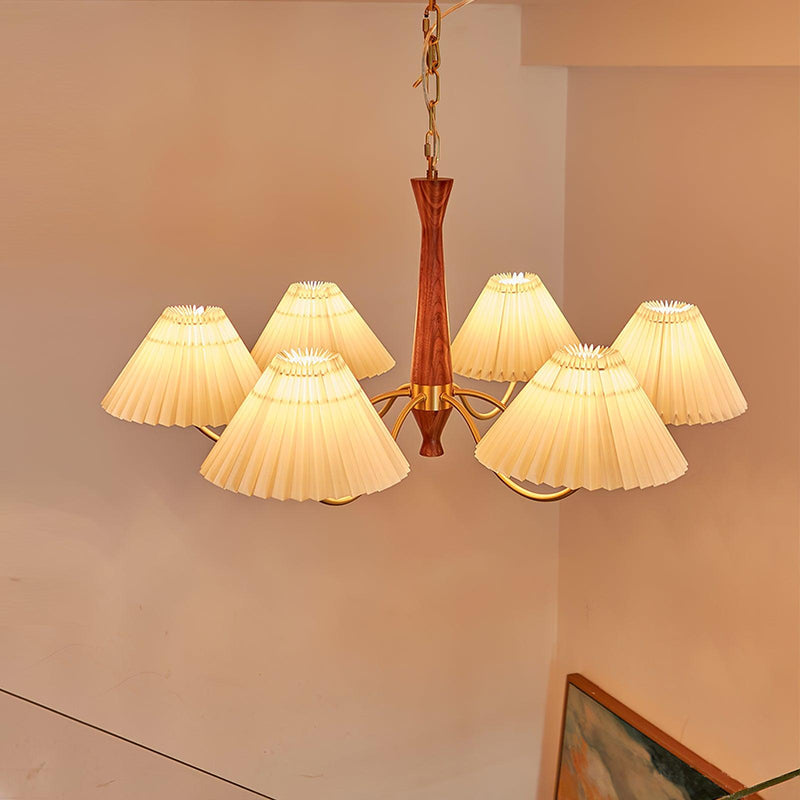 Pleated Chandelier