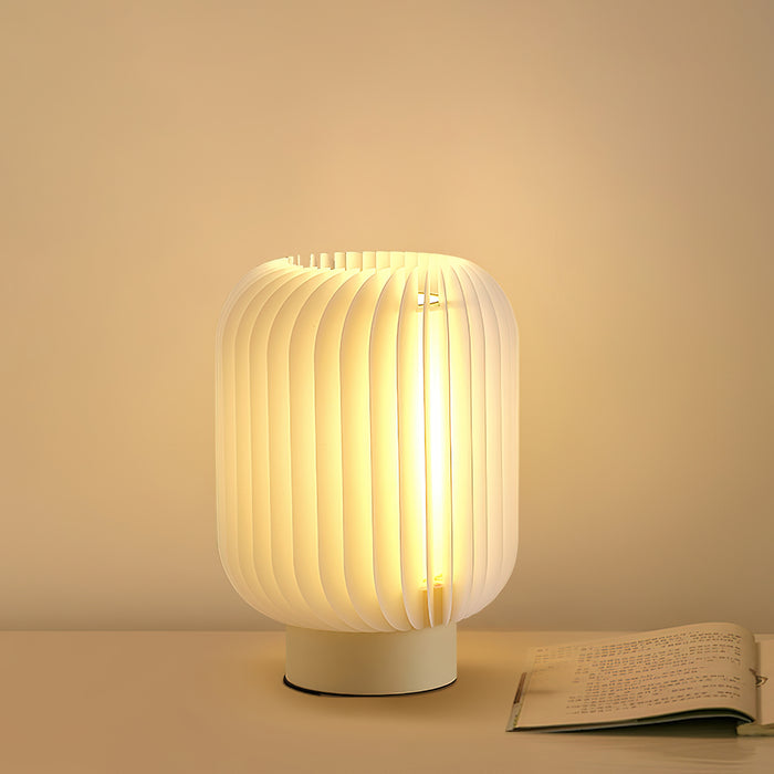 Pleated Table Lamp 11.8"