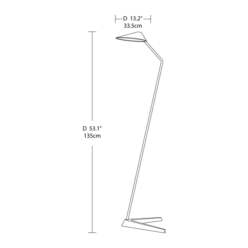 Polaris Sleek Floor Lamp