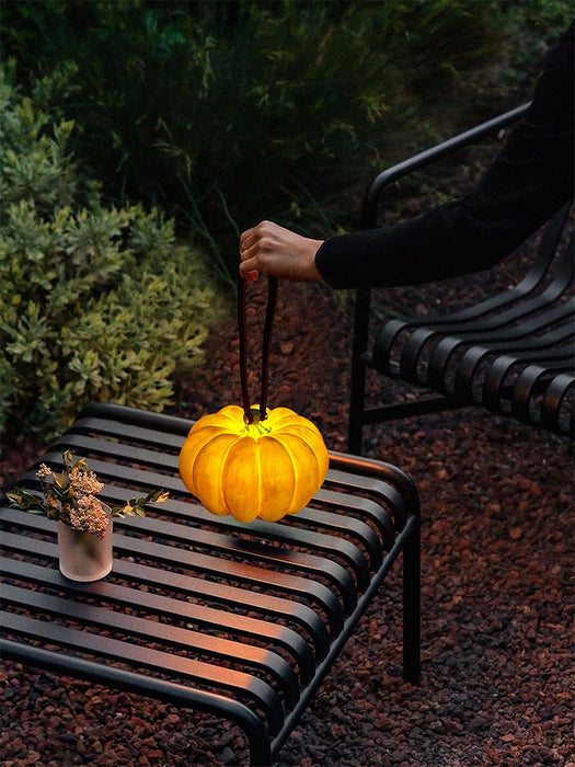 Portable Pumpkin Table Lamp